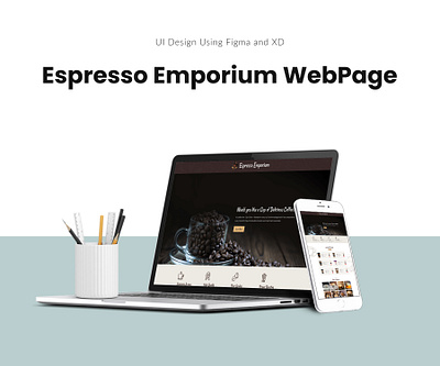 Espresso Emporium Website UI Design figma design graphic design ui ui design