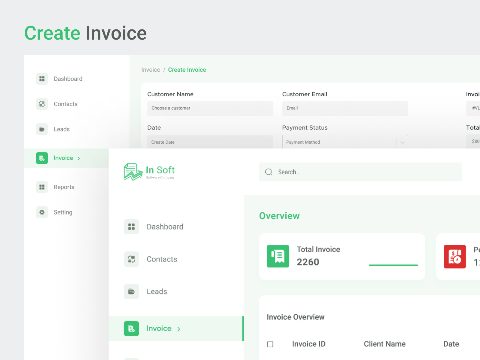 Invoice list page | Invoice management by Md Salah Uddin on Dribbble