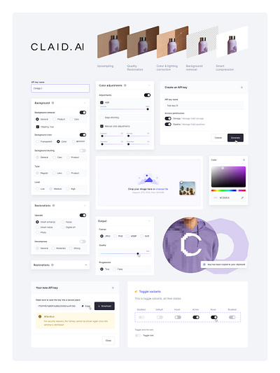 API Playground / DevTool api design editor image editing playground product design system ui ux web