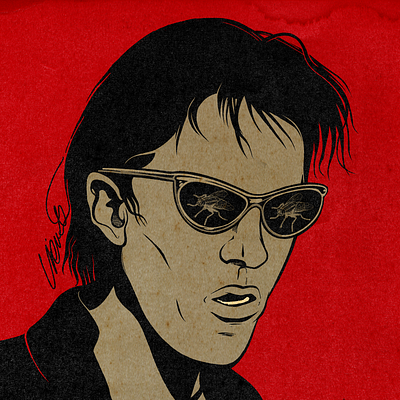 HUMAN FLY david vicente digital art human fly illustration inking lux interior nft the cramps