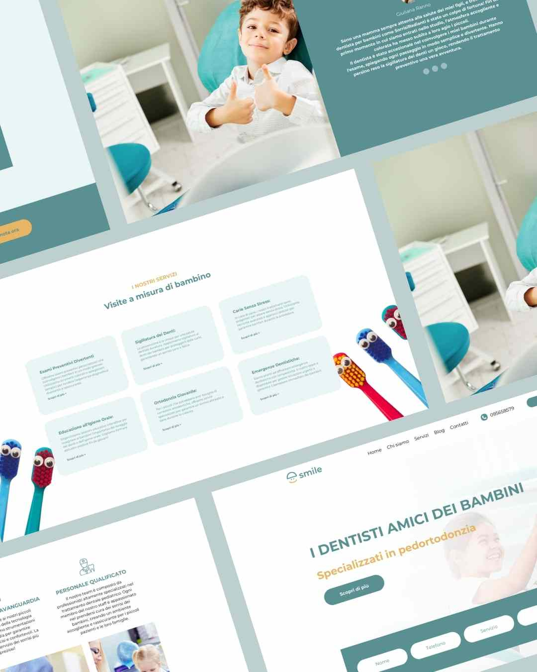 Example of Dental Studio Web Design