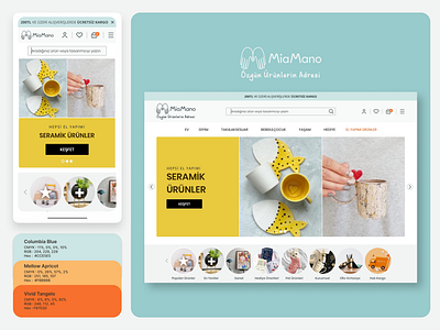 MiaMano design graphic design miamano style guide ui ux web design wireframe