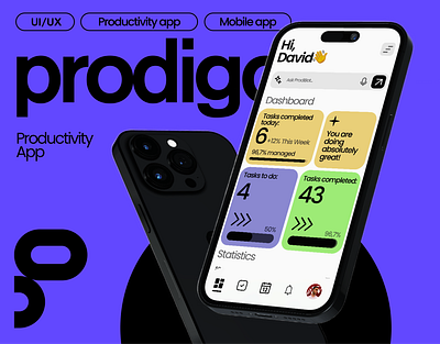 Prodigo - Productivity Mobile App app design mobile app mobile app design prodigo productivity ui ui ux uiux user experience user interface ux