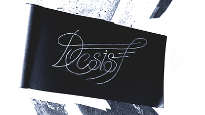 Daily Lettering Sketch - Desist abdelrahman elyamany daily practice daily sketch decorative design design inspiration elyamanybeeh graphic design hand lettering lettering lettering experiment lettering ideas lettering inspiration lettering style minimalistic monoline traditional lettering typographic typography work in progress