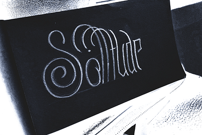 Daily Lettering Sketch - Solitude abdelrahman elyamany daily practice daily sketch decorative design design inspiration elyamanybeeh graphic design hand lettering lettering lettering experiment lettering ideas lettering inspiration lettering style minimalistic monoline traditional lettering typographic typography work in progress