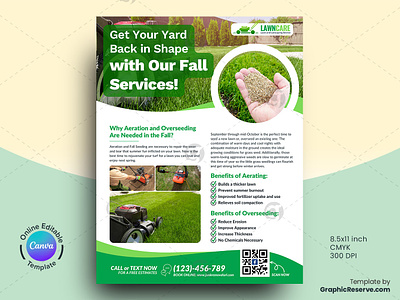 Lawn Planting Service Flyer Canva Template canva flyer design canva flyer template canvas flyer template flyers garden cleaning services garden cleaning services flyer landscaping landscaping flyer lawn care lawn care flyer lawn care flyer canva template lawn care service flyer design