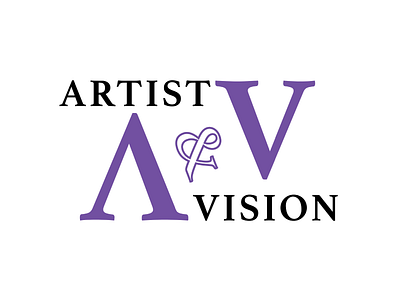 Artist & Vision Logo graphic design logo