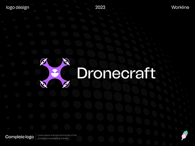 Logo Design For Drone Company animation branding graphic design logo