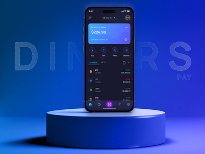 DinarsPay - Crypto wallet mobile applications saas mobile app