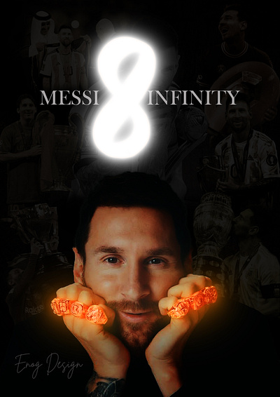 Messi Infinity Design graphic design illustration poster