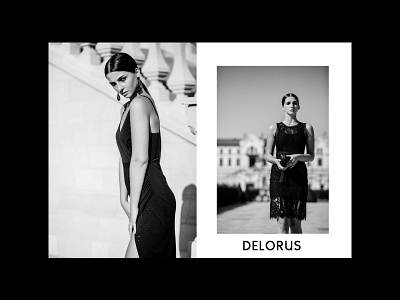 Delorus branding design editorial fashion fashion brand figma graphic design logo minimal photography portfolio presentation ui ux visual design