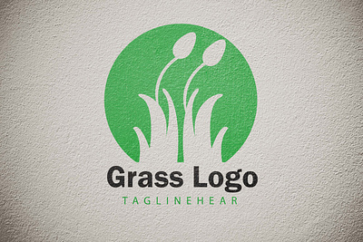 grass logo 3d animation brand identity branding design graphic design illustration logo motion graphics ui unique logo ux vector
