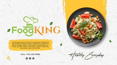 Food King arabic branding calligraphylogo graphic design logo logodesign minimalist modern restaurant restaurantlogo unique