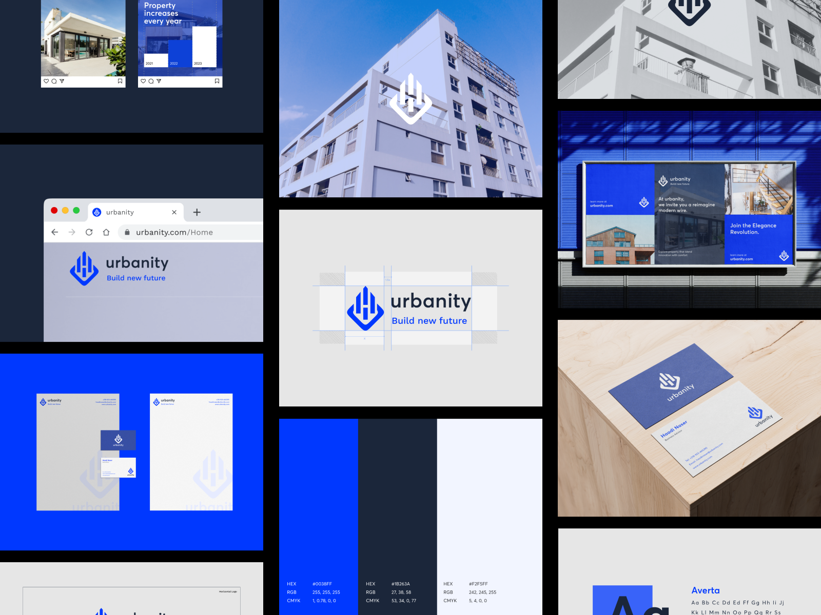 Urbanity - Branding Guide 3d brand design brand guideline brand identity brandbook branding card company branding graphic design home identity logo logo design logo type mark real estate logo simple logo ui visual design visual identity