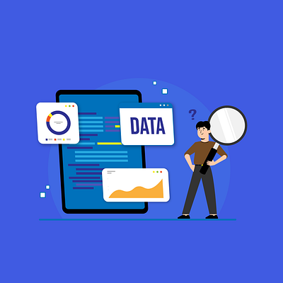 Analisys Data analisys illustration mobile ui website