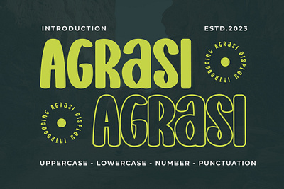 Agrasi - Display Font font