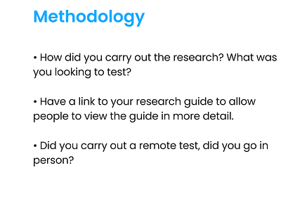 UX Plan Methodology methodology plan ux uxdesign