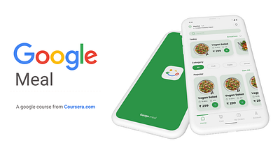 Google Meal food ui google restaurant ui uiux ux