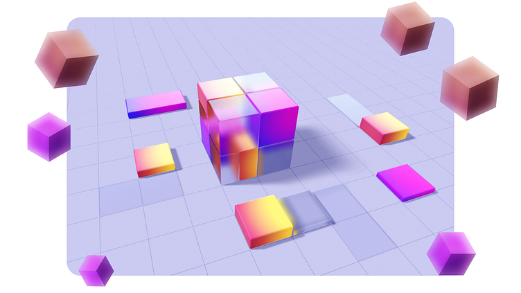 a 3D interactive cube by Michel Ribeiro Araujo on Dribbble