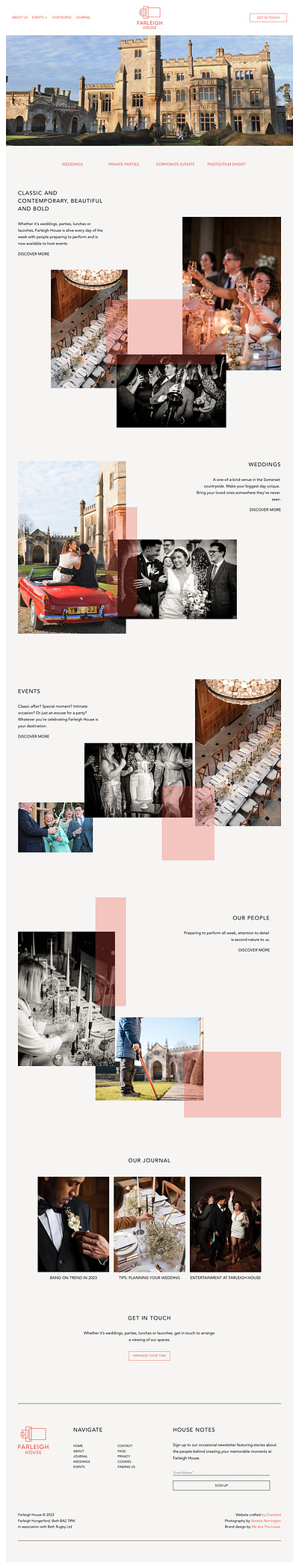 Farleigh H branding css design html javascript squarespace web design