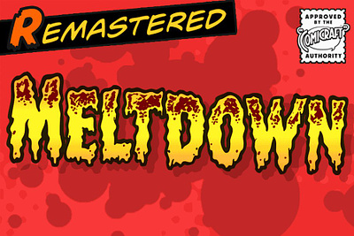 Meltdown drippy horror comic font Free Download blood comic comic book comic book font comic books comic fonts goopy heavy horror horror movie layered layered font melt open scary thick