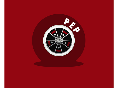 Cal look - DKP automotive callook flat graphic design illustration volkswagen vw wheel