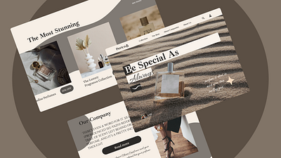 Perico (perfume website) design ui ux