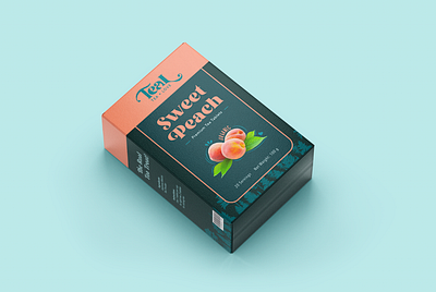 Teal Tea adobe illustrator brand identity branding creative cloud graphic design illustration logo logo design logo designer package design packaging product packaging tea