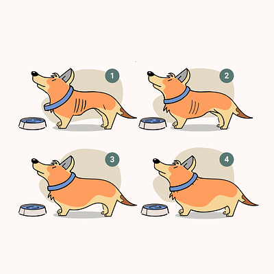 Illustrations for infographic branding cartoon cartoon character character character design cute design dog graphic design illustration infograp line art simp vector