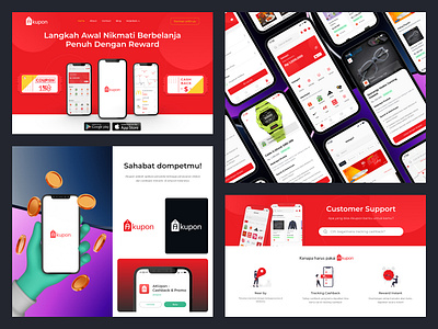 Akupon - Daily Deals App 3d animation branding cashback daily deals graphic design logo mobile mobile design mobile ui motion graphics ui ux voucher web web design website
