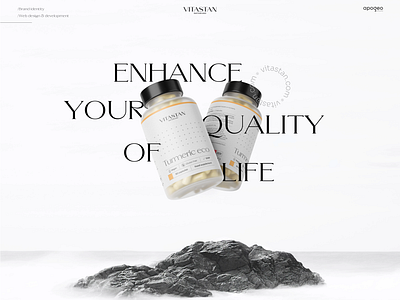 Vitastan Branding - Vitamin company animation branding design graphic design ui ux web design web development webflow
