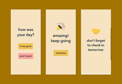 Daily Check-ins App for Mental Health app figma productivity ui ux