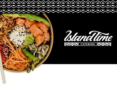 Island Time Catering — Visual identity calligraphy hand hand lettering identity lettering logo type typography visual wordmark