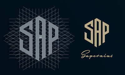 Sapernius Geometric logo design adobe illustrator brand design brand identity brandguidlines branding design elagant geometriclogo graphic design graphic designer illustration logo logo rebrand logodesing logostyle luxury luxurylogo minimal modern typographylogo