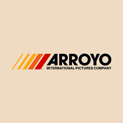 Arroyo International Pictures Company brand identity branding design film graphic design identity illustration logo new retro production company