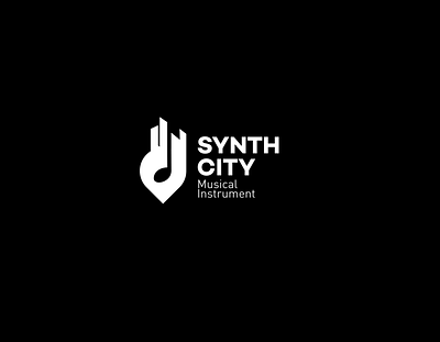 SYNTH CITY Musical Instrument / Logo design arabic logo arabicbrand brand design branding design dubai emirates graphic design icon illustration logo logotype music oman saudiarabic uae ui usa ux vector