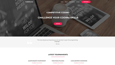 CodeRunner web design wordpress