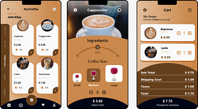 Mobile Coffee app
