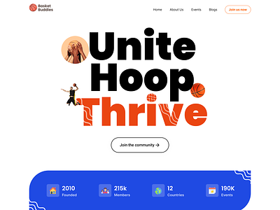 Basketball Community animation basketball branding community dribbble graphic design illustration motion graphics ui uidesign uiux uxdesign website