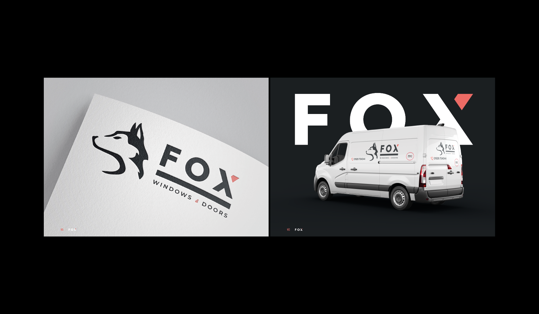 Fox Windows - Branding & Brochure Design brand brand guidelines brand identity branding brochure brochure design design fox fox logo graphic design logo