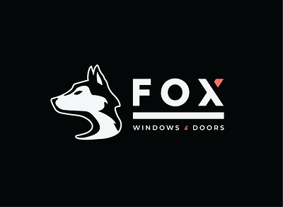 Fox Windows - Logo brand brand identity branding design fox fox logo graphic design logo