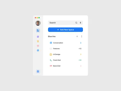 Discovate App Concept app design chat chat manager chat room design room space space manager ui ui ux ui design uidesign uiux