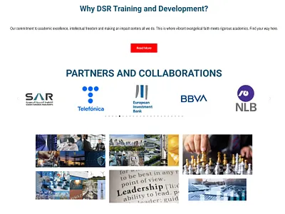 DSR Training and Excellence Developed with WordPress CMS web development website wordpress