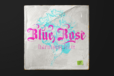 Blue Rose Vinly album art artist branding design designer digital graphic design illustration illustrator logo typography vector vinyl