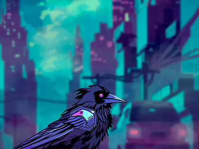 Dystopian universe animations animation illustration