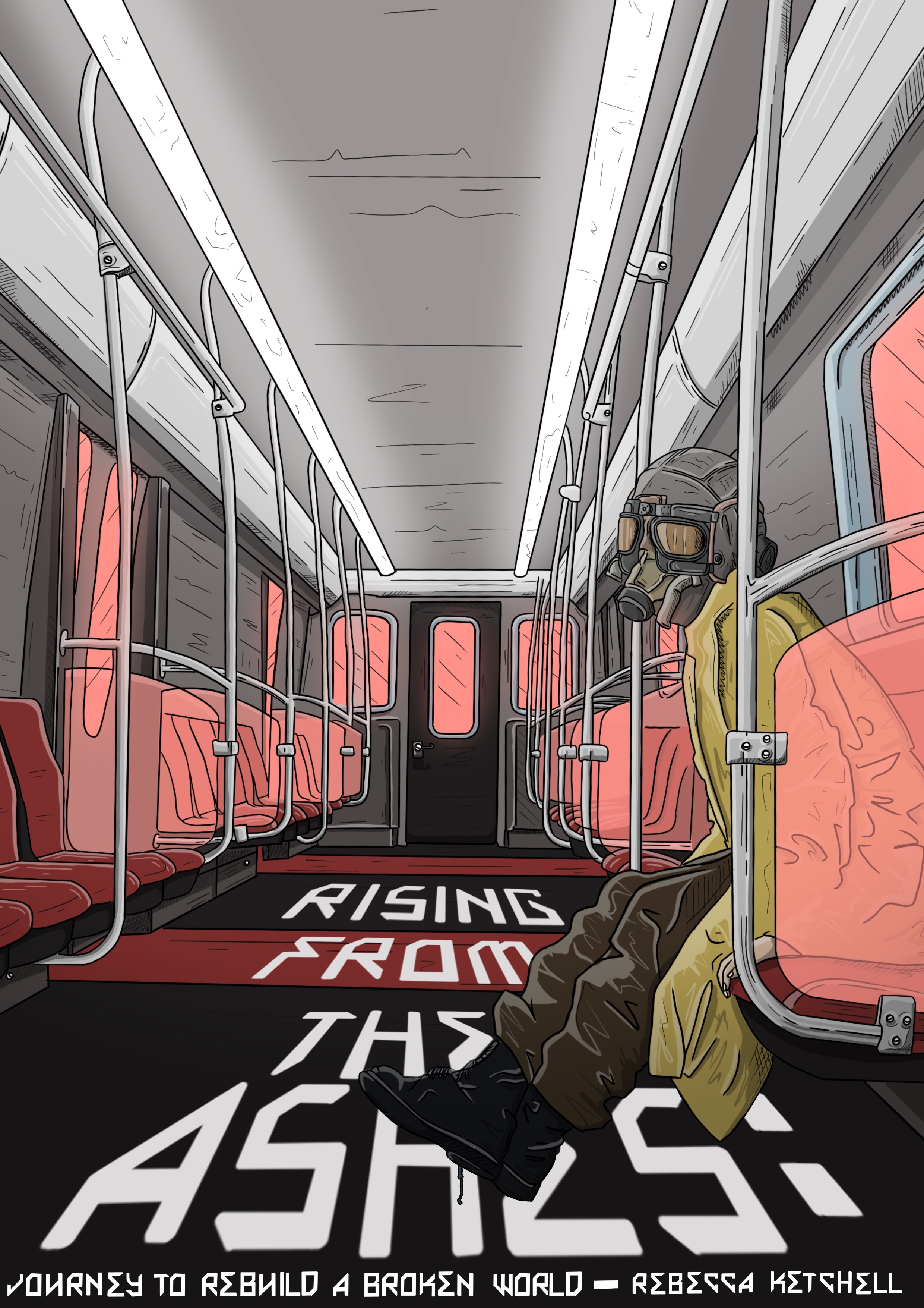 Comic : Rising from the ashes comic illustration procreate