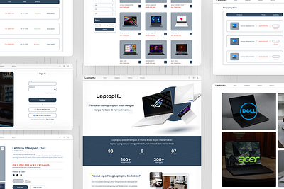 Laptopku design marketplace ui web website