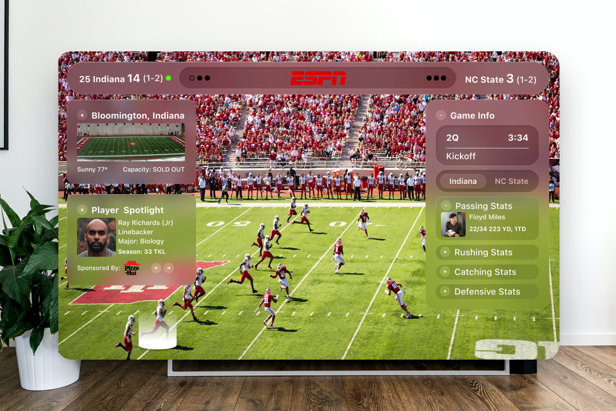 Vision OS Concept espn vision os
