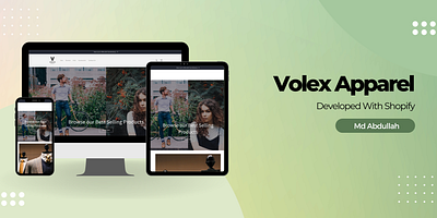 Volex Apparel shopify web development website