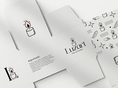 Propuesta de Branding: Luzart 🕯️ · Velas artesanales branding candle graphic design logo packaging